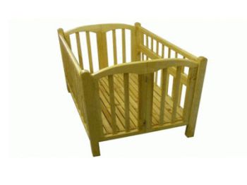 Giường cũi gỗ mộc